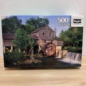 RoseArt Encore 1989 The Old Mill Jigsaw Puzzle (500 Pieces) Vintage No. 06052